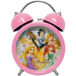 （まとめ買い）ディズニープリンセス ツインベル クロック RAC-AC14047DNPR-PK プリンセスピンク×2セット