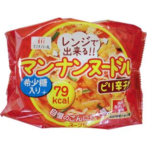 （まとめ買い）【ケース販売】レンジで出来る!!マンナンヌードル ピリ辛チゲ味 186.7g×12個×2セット