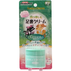 （まとめ買い）ドギーマン アロマドレス 足裏クリーム グリーン 犬猫用 28g×5セット