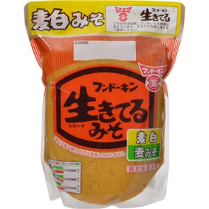 （まとめ買い）フンドーキン 生きてる 麦白みそ 1kg×12セット