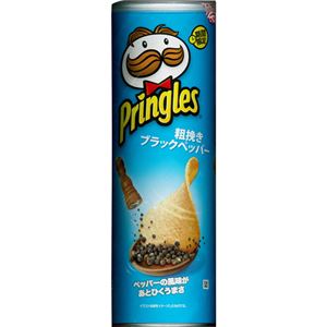 （まとめ買い）【期間限定】プリングルズ 粗挽きブラックペッパー 134g×17セット