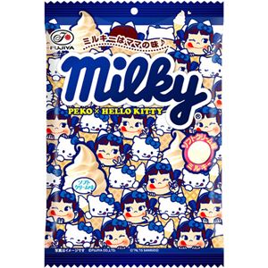 （まとめ買い）【ケース販売】【期間限定】不二家 ミルキー ペコ&ハローキティ 85g×6袋×10セット