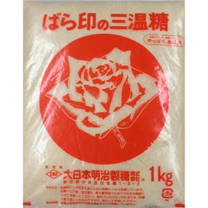 （まとめ買い）バラ印 三温糖 1kg×10セット