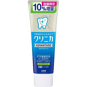 （まとめ買い）【数量限定】クリニカ アドバンテージ シトラスミント タテ型 10%増量品 143g×19セット