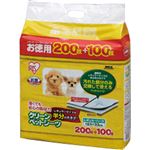 （まとめ買い）アイリスオーヤマ クリーンペットシーツ レギュラー ハーフサイズ 300枚×11セット