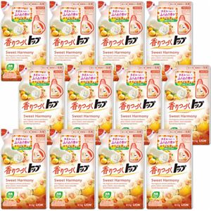 （まとめ買い）【ケース販売】香りつづくトップ スイートハーモニー つめかえ用 810g×12個×4セット