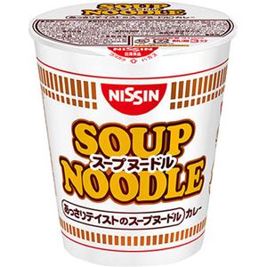 （まとめ買い）【ケース販売】日清 スープヌードル カレー 71g×20個×5セット