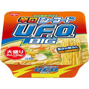 （まとめ買い）【ケース販売】日清焼そばU.F.O. 辛口シーフード ビッグ 152g×12個×3セット