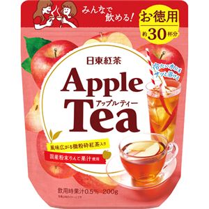 （まとめ買い）日東紅茶 アップルティー 200g×10セット