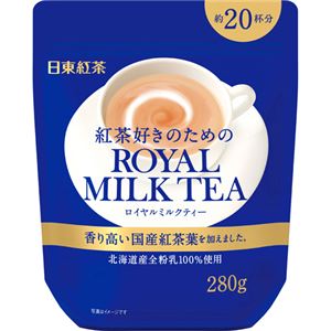 （まとめ買い）日東紅茶 紅茶好きのためのロイヤルミルクティー 280g×10セット - 拡大画像