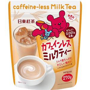 （まとめ買い）日東紅茶 カフェインレスミルクティー 270g×10セット - 拡大画像