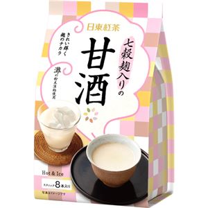 （まとめ買い）日東紅茶 七穀麹入りの甘酒 スティック 8本入×12セット