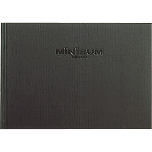 （まとめ買い）黒台紙ブック式アルバム ミニバム・ブラック A5サイズ ブラック アE-MB-112-D×3セット - 拡大画像