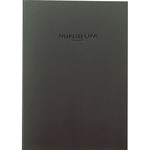 （まとめ買い）黒台紙ブック式アルバム ミニバム・ブラック A4サイズ ブラック アE-MB-152-D×2セット - 拡大画像