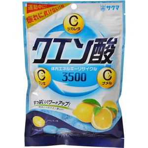 （まとめ買い）【ケース販売】【期間限定】サクマ クエン酸キャンデー 80g×6袋×7セット