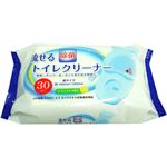 （まとめ買い）流せる除菌トイレクリーナー レモンの香り 30枚入×20個 WT-829×2セット