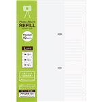 （まとめ買い）ポケット替台紙 バインダー式/L判3段 10枚 ホワイト アP-MYR-101-W×5セット
