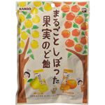 （まとめ買い）【ケース販売】カンロ まるごとしぼった果実のど飴 70g×6袋×6セット