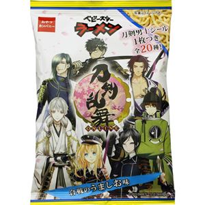 （まとめ買い）【期間限定】【ケース販売】おやつカンパニー ベビースターラーメン 刀剣乱舞 合戦のうましお味 38g×24袋×3セット