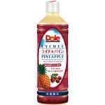 （まとめ買い）【数量限定】【ケース販売】Dole ライチ&パイン 500ml×24本×2セット