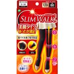 （まとめ買い）スリムウォーク 美脚タイツ あったか満足 ブラック S-M×6セット