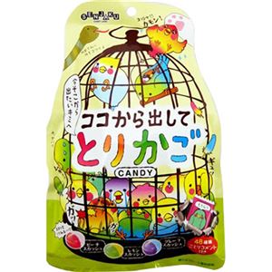 （まとめ買い）【ケース販売】扇雀飴本舗 とりかごキャンデー 70g×6袋×6セット