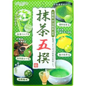 （まとめ買い）【ケース販売】扇雀飴本舗 抹茶五撰 80g×6袋×6セット