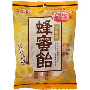 （まとめ買い）【ケース販売】リボン 蜂蜜飴 90g×10袋×4セット