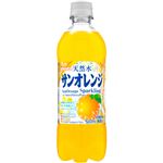 【ケース販売】サンガリア 天然水 サンオレンジ 500ml×24本