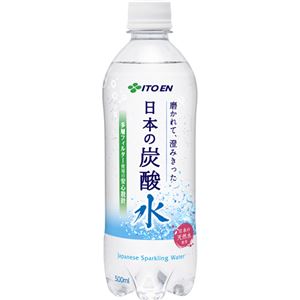 【ケース販売】伊藤園 磨かれて、澄みきった炭酸水 500ml×24本