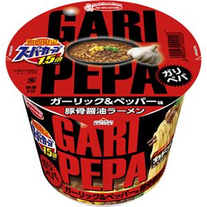 （まとめ買い）【ケース販売】エースコック スーパーカップ1.5倍 ガリペパ 豚骨醤油ラーメン 128g×12個×3セット