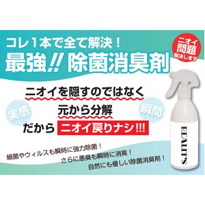 強力除菌・消臭剤　ＲＥＡＬＩＴ’Ｓ　リアリッツ【2本セット】