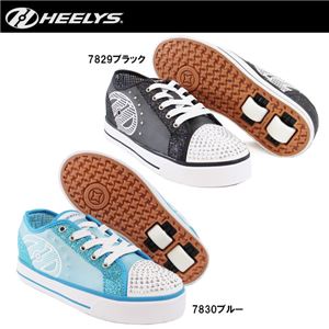 hys-005 【HEELYS／ヒーリーズ】ローラーシューズ SASSY サッシー 7829 ブラック 23cm - 拡大画像