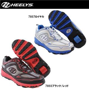 hys-006 【HEELYS／ヒーリーズ】ローラーシューズ Swift スイフト 7855 ブラック／レッド 24cm - 拡大画像