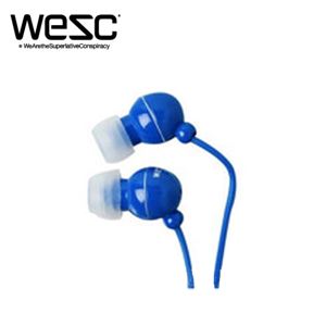 wesc-122【WeSC／ウィーエスシー】イヤフォン FLUTE Royal blue／A403684-650