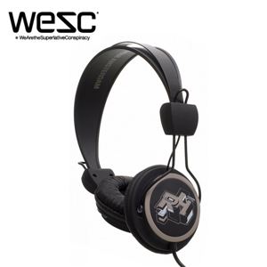 wesc-127【WeSC／ウィーエスシー】ヘッドフォン RUSH HOUR＆DELTA Black／A405010-999
