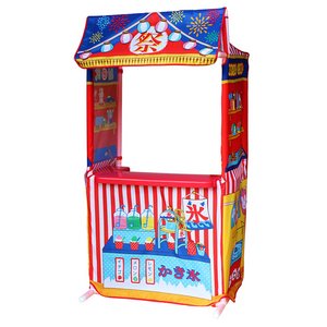 【お店屋さんごっこ】ままごとキッズテントのおまつり屋台 花火まつり カウンターテーブルセット なりたいナ！キッズシリーズ