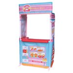 【お店屋さんごっこ】ままごとキッズテントのコンビニ屋さん リボンマート カウンターテーブルセット なりたいナ！キッズシリーズ