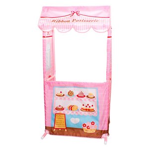 【お店屋さんごっこ】ままごとキッズテントのケーキ屋さん ＆パン屋さん　 カウンターテーブルセット