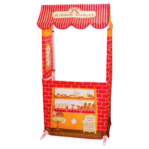 【お店屋さんごっこ】ままごとキッズテントのパン屋さん ＆クリニック屋さん　 カウンターテーブルセット