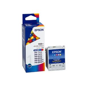 エプソン EPSON インクカートリッジ カラー(5色一体型) IC5CL13 1個 - 拡大画像