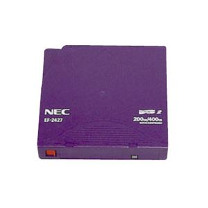 NEC LTO Ultrium2 データカートリッジ 200GB(非圧縮時)/400GB(圧縮時) EF-2427 1巻 - 拡大画像