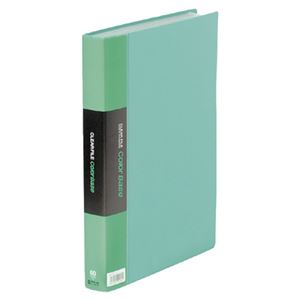 （まとめ） キングジム カラーベーストリプル A4タテ 60ポケット 背幅35mm 緑 132-3C 1冊 【×2セット】 - 拡大画像