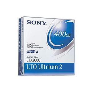 ソニー LTO Ultrium2 データカートリッジ 200GB/400GB LTX200GR 1巻 - 拡大画像