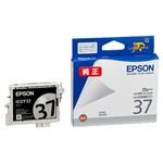 （まとめ） エプソン EPSON インクカートリッジ グレー ICGY37 1個 【×4セット】