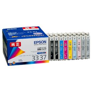 （まとめ） エプソン EPSON インクカートリッジ 9色パック IC9CL3337 1箱（9個：各色1個） 【×3セット】 - 拡大画像
