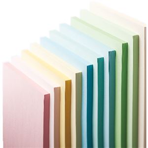 （まとめ） 長門屋商店 Color Paper A3 特厚口 アイボリー ナ-1415V 1冊（100枚） 【×4セット】 - 拡大画像