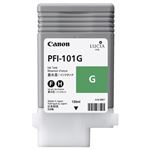 （まとめ） キャノン Canon インクタンク PFI-101 顔料グリーン 130ml 0890B001 1個 【×6セット】