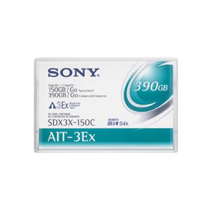 ソニー AIT-3 Exデータカートリッジ 150GB(圧縮時 390GB) SDX3X-150CR 1巻 - 拡大画像