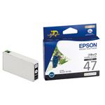 （まとめ） エプソン EPSON インクカートリッジ ブラック ICBK47 1個 【×4セット】